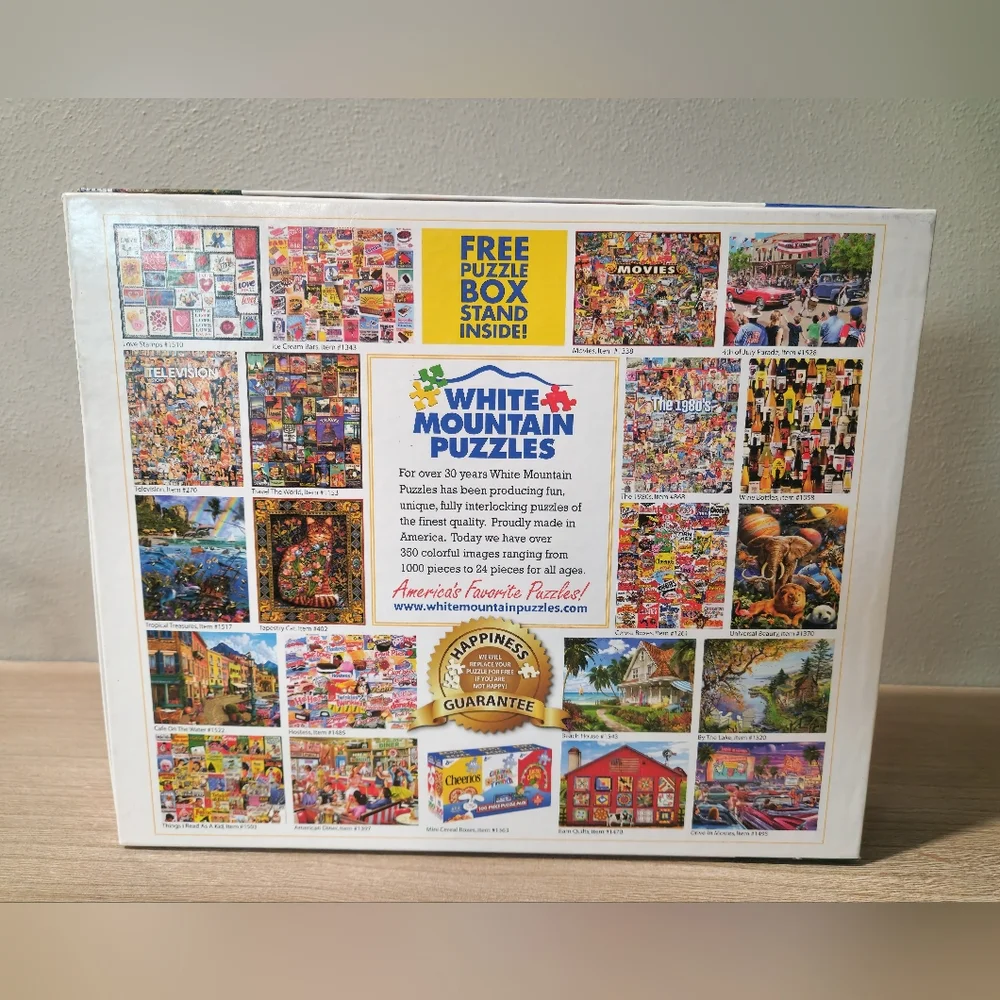 White Mountain 1000 Piece Puzzle "Ice Cream Truck" - Picture 2 of 4
